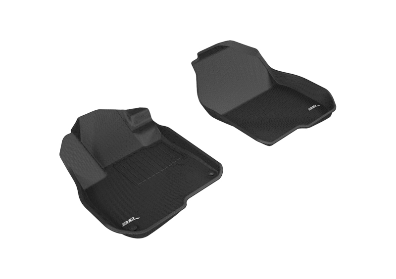 Honda CR-V Floor Mats - Front - 3D MAXpider - Kagu - Black - `17-`20 Honda CR-V Floor Mats - Front - 3D MAXpider - Kagu - Black - `17-`20